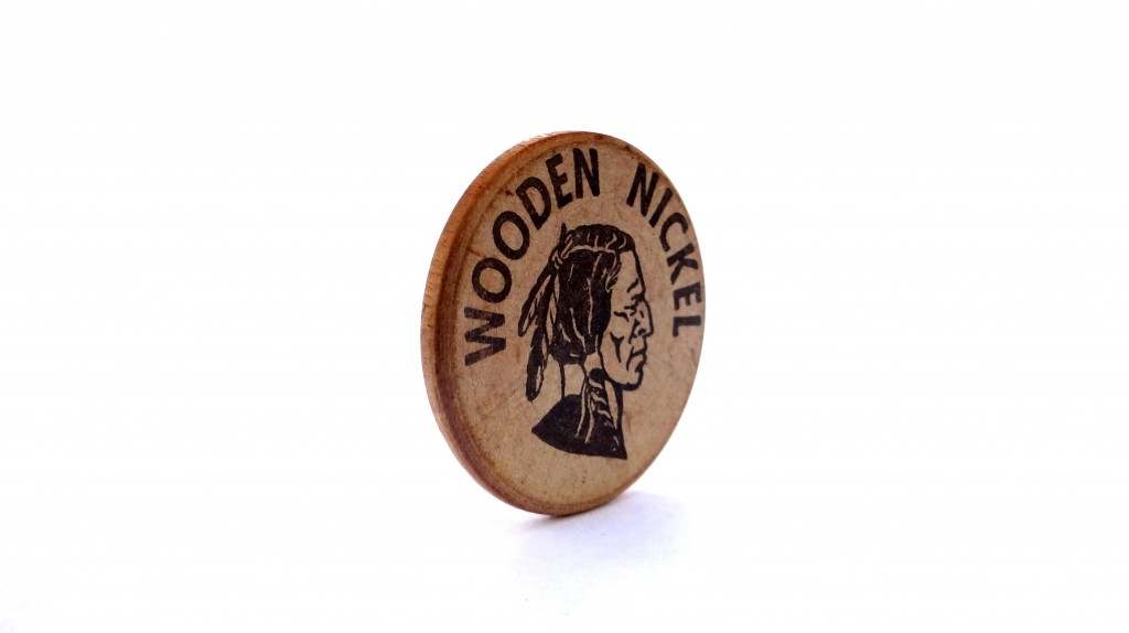 wooden nickel